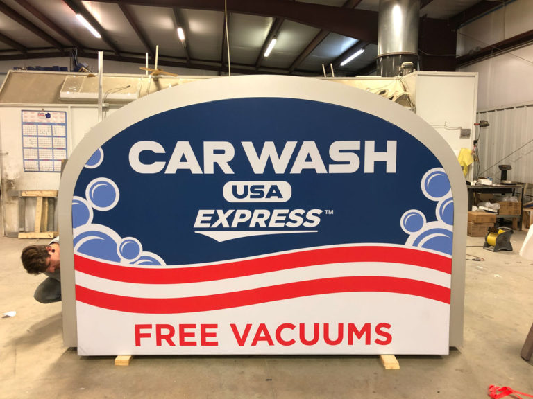 Car Wash Monument Signs