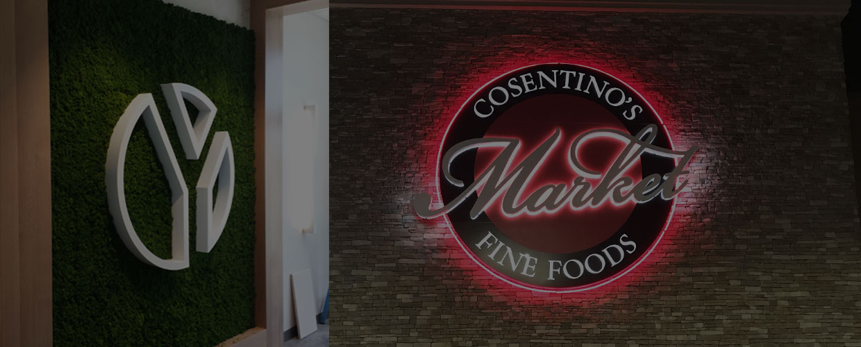 Cosentino's Market Fine Food sign